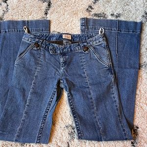Free People Low Rise Flare Jeans